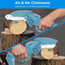 将图片加载到图库查看器，Portable Handheld Cordless Small Chain Saw Battery Powered
