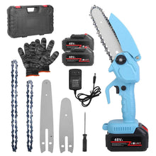 将图片加载到图库查看器，Portable Handheld Cordless Small Chain Saw Battery Powered
