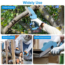 将图片加载到图库查看器，Portable Handheld Cordless Small Chain Saw Battery Powered
