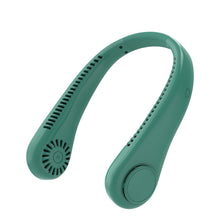 将图片加载到图库查看器，Portable Headphone Design Mini Neck Fan 3 Speeds Hands Free Bladeless Fan Neck Fan Portable Bladeless Fan 5000mAh Battery Rechargeable Personal Fan 3 Speed Adjustable Hands Free Wearable Fan for Travel
