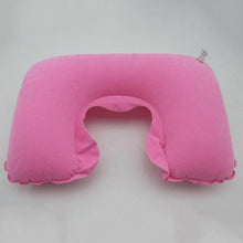 Load image into Gallery viewer, Portable Inflatable U Shape Neck Comfortable Pillow Office Air Cushion Airplane Driving Nap Support Head Rest Travel Pillow Functional U-Shape Travel Pillow For Airplane Inflatable Neck Pillow Travel Accessories Comfortable Sleep Pillows
