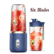 将图片加载到图库查看器，Portable Juicer Blender 300ml Electric Fruit Juicer USB Charging Lemon Orange Fruit Juicing Cup Smoothie Blender Machine Electric Fruit Juicer USB Charging Lemon Orange Fruit Juicing Cup Smoothie Blender Machine
