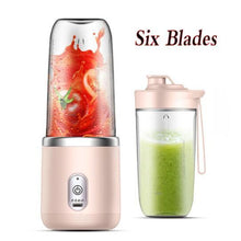 将图片加载到图库查看器，Portable Juicer Blender 300ml Electric Fruit Juicer USB Charging Lemon Orange Fruit Juicing Cup Smoothie Blender Machine Electric Fruit Juicer USB Charging Lemon Orange Fruit Juicing Cup Smoothie Blender Machine
