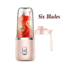 将图片加载到图库查看器，Portable Juicer Blender 300ml Electric Fruit Juicer USB Charging Lemon Orange Fruit Juicing Cup Smoothie Blender Machine Electric Fruit Juicer USB Charging Lemon Orange Fruit Juicing Cup Smoothie Blender Machine
