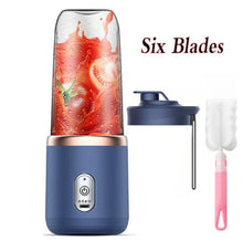 将图片加载到图库查看器，Portable Juicer Blender 300ml Electric Fruit Juicer USB Charging Lemon Orange Fruit Juicing Cup Smoothie Blender Machine Electric Fruit Juicer USB Charging Lemon Orange Fruit Juicing Cup Smoothie Blender Machine
