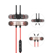 Load image into Gallery viewer, Portable Magnetic Sport Bluetooth Wireless Stereo Earphones For Workout Gym Noise Cancelling Earphones
