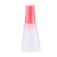 将图片加载到图库查看器，Portable Silicone Oil Bottle with Brush Oil Dispenser Liquid Oil Pastry Kitchen Baking BBQ Tool Kitchen Tools BBQ Baking Gadgets Silicon Oil Bottle Brush  Baking or Grilling Frying BBQ
