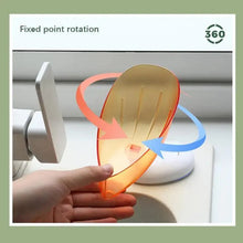 Load image into Gallery viewer, Portable Soap Dish Leaf Shape Soap Holder Leaf Shaped Soap Box Soap Dish For Bathroom Suction Cup Bathroom Storage For Soap Soap Dishes Sponge Container with Suction Cup Leaf Shape Self Draining for Bathroom Kitchen Sink
