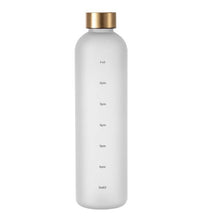 将图片加载到图库查看器，Portable Space Cup Sports Water Bottle Fruit Lemon Juice Drinking Bottle Outdoor travel camping plastic cup beverage utensils Motivational Water Bottle with Time Marker to Drink Reusable Plastic Bottle with BPA Free for Gym and Sports
