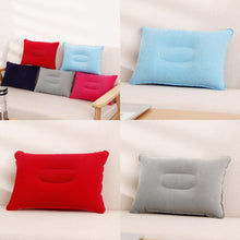 Load image into Gallery viewer, Portable Ultralight Inflatable Pillow PVC Nylon Air Pillow Sleep Cushion Travel Bedroom Hiking Beach Car Plane Head Rest Support Convenient Ultralight Inflatable Air Pillow Sleep Cushion Travel Bedroom Hiking Beach Car Plane
