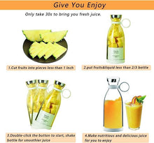 Load image into Gallery viewer, Portable White Blender Powered Blender Electric Juicer Mini Blender Multifunction Juice Maker Machine Blender Smoothies Juice Mixer
