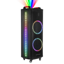 将图片加载到图库查看器，Portable Wireless Party Speaker Colorful Lights DJ PA System
