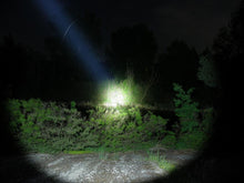 Load image into Gallery viewer, Powerful Flashlight Rechargeable Waterproof Searchlight Powerful Long Beam Distance LED Super Bright Flashlight Cree Torch with  Ramping Indicator USB Charger Super Bright Torch Best For Hiking Hunting Camping Outdoor Sport
