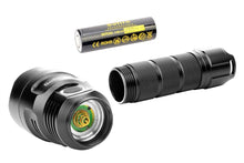 Load image into Gallery viewer, Powerful Flashlight Rechargeable Waterproof Searchlight Powerful Long Beam Distance LED Super Bright Flashlight Cree Torch with  Ramping Indicator USB Charger Super Bright Torch Best For Hiking Hunting Camping Outdoor Sport
