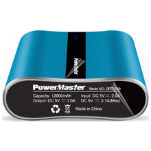 Load image into Gallery viewer, Powermaster 12000mAh Portable Charger with Dual USB Ports 3.1A Output
