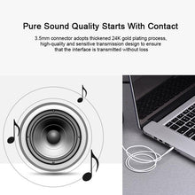 Load image into Gallery viewer, Premium 3.5mm 1m/2m/3-m  AUX Headphone Cable Jack For Car  Speaker Mobile Phone Headphones
