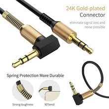 Load image into Gallery viewer, Premium Quality 3.5mm Audio AUX Cable Jack For Speake Car Headphones Mobile

