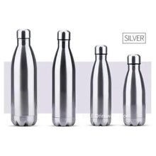 Load image into Gallery viewer, Premium Quality 350/500/750/1000ml Double-wall Creative BPA free Water Bottle Stainless Steel Beer Tea Coffee Portable Sport Vacuum thermos
