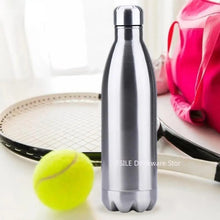 Load image into Gallery viewer, Premium Quality 350/500/750/1000ml Double-wall Creative BPA free Water Bottle Stainless Steel Beer Tea Coffee Portable Sport Vacuum thermos
