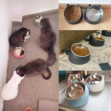 Load image into Gallery viewer, Premium Stainless Steel Cat &amp; Dog Bowls - Non Slip Base for Food &amp; Water
