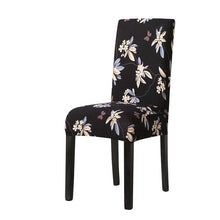 Load image into Gallery viewer, Print Pattened Dining Chair Cover Spandex Elastic Chair Slipcover Stretch Case For Chairs Wedding Hotel Banquet  Fit Stretch Short Dining Room Chair Covers with Printed Pattern Banquet Chair Seat Protector Slipcover For Home Party Hotel Wedding Ceremony
