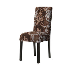 Load image into Gallery viewer, Print Pattened Dining Chair Cover Spandex Elastic Chair Slipcover Stretch Case For Chairs Wedding Hotel Banquet  Fit Stretch Short Dining Room Chair Covers with Printed Pattern Banquet Chair Seat Protector Slipcover For Home Party Hotel Wedding Ceremony
