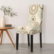 Load image into Gallery viewer, Print Pattened Dining Chair Cover Spandex Elastic Chair Slipcover Stretch Case For Chairs Wedding Hotel Banquet  Fit Stretch Short Dining Room Chair Covers with Printed Pattern Banquet Chair Seat Protector Slipcover For Home Party Hotel Wedding Ceremony
