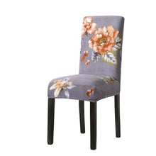 Load image into Gallery viewer, Print Pattened Dining Chair Cover Spandex Elastic Chair Slipcover Stretch Case For Chairs Wedding Hotel Banquet  Fit Stretch Short Dining Room Chair Covers with Printed Pattern Banquet Chair Seat Protector Slipcover For Home Party Hotel Wedding Ceremony
