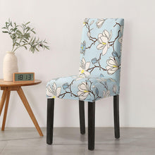 Load image into Gallery viewer, Print Pattened Dining Chair Cover Spandex Elastic Chair Slipcover Stretch Case For Chairs Wedding Hotel Banquet  Fit Stretch Short Dining Room Chair Covers with Printed Pattern Banquet Chair Seat Protector Slipcover For Home Party Hotel Wedding Ceremony
