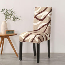 Load image into Gallery viewer, Print Pattened Dining Chair Cover Spandex Elastic Chair Slipcover Stretch Case For Chairs Wedding Hotel Banquet  Fit Stretch Short Dining Room Chair Covers with Printed Pattern Banquet Chair Seat Protector Slipcover For Home Party Hotel Wedding Ceremony
