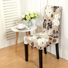 Load image into Gallery viewer, Printed Chair Cover Spandex Stretch Durable Soft Seat Chair Covers Slipcovers for Kitchen Dining Room Wedding Banquet Hotel  Chair Covers for Dining Room Stretch Spandex Removable Washable Anti-dust Seat Slipcover  Protector for Hotel Office Ceremony

