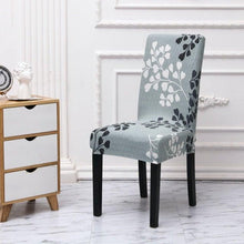 Load image into Gallery viewer, Printed Chair Cover Spandex Stretch Durable Soft Seat Chair Covers Slipcovers for Kitchen Dining Room Wedding Banquet Hotel  Chair Covers for Dining Room Stretch Spandex Removable Washable Anti-dust Seat Slipcover  Protector for Hotel Office Ceremony
