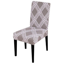 Load image into Gallery viewer, Printed Chair Cover Spandex Stretch Slipcovers Elastic Chair Covers Dining Banquet Home Hotel Weddings Christmas Seat Protector Super Fit Slipcover Stretch Removable Washable Soft Spandex Fabric For Home Hotel Dining Room Ceremony Banquet Wedding Party
