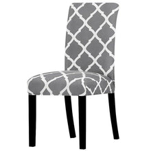 将图片加载到图库查看器，Printed Chair Cover Washable Removable Big Elastic Seat Arm Covers Slipcovers Stretch For Banquet Hotel Printed Dining Chair Slipcovers, Removable Washable Soft Spandex Stretch Chair Covers Banquet Chair
