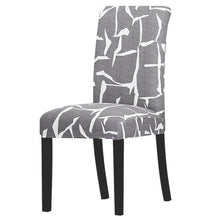 将图片加载到图库查看器，Printed Chair Cover Washable Removable Big Elastic Seat Arm Covers Slipcovers Stretch For Banquet Hotel Printed Dining Chair Slipcovers, Removable Washable Soft Spandex Stretch Chair Covers Banquet Chair
