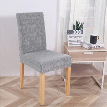 Load image into Gallery viewer, Printed Modern Chair Cover Spandex Stretch Elastic Chair Covers Seat Cover For Dining Room Hotel Wedding Banquet Cover Printed Stretchable Parson Chair Covers for Dining Room Pattern Stretch Dining Chair Slipcover Washable Removable for Kitchen
