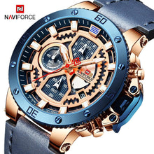 将图片加载到图库查看器，Men's Casual Waterproof Watch With Chronometers And Fluorescent Hands Excellent Design Perfect Gift
