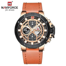 将图片加载到图库查看器，Men's Casual Waterproof Watch With Chronometers And Fluorescent Hands Excellent Design Perfect Gift
