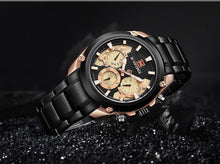 Load image into Gallery viewer, Men's  Waterproof Stainless Steel Watch With Chronometers Business Style Wristwatch Unique Design Perfect Gift
