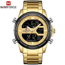 Load image into Gallery viewer, Mens Wrist Watch, Waterproof Analog Digital Watches Multifunction Stainless Steel Business Watches For Man Perfect Gift
