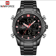 Load image into Gallery viewer, Mens Wrist Watch, Waterproof Analog Digital Watches Multifunction Stainless Steel Business Watches For Man Perfect Gift
