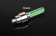 Load image into Gallery viewer, Bike Light Road Bike LED Tire Valve Caps Wheel Spokes Flash Tyre Wheel Valve Stem Cap Light For Car Bike Bicycle Motorcycle Automatic Wheel Spoke Light Tire Lights Lamp Bulb Car Accessories For Riding At Night
