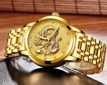 Load image into Gallery viewer, Men's Waterproof  Watch With 3D Dragon Design Excellent Look Perfect Gift For Your Man
