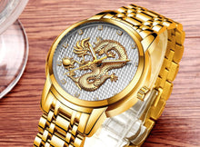 Load image into Gallery viewer, Men's Waterproof  Watch With 3D Dragon Design Excellent Look Perfect Gift For Your Man
