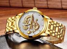 Load image into Gallery viewer, Men's Waterproof  Watch With 3D Dragon Design Excellent Look Perfect Gift For Your Man
