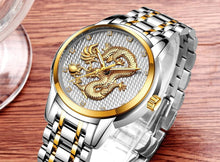 Load image into Gallery viewer, Men's Waterproof  Watch With 3D Dragon Design Excellent Look Perfect Gift For Your Man

