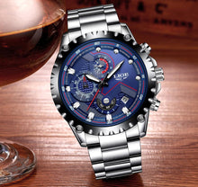 Load image into Gallery viewer, Men's  Watch With Chronometers Day Display And Fluorescent Hands Unique Design Excellent Gift
