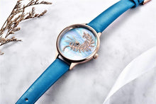 Load image into Gallery viewer, Luxury Womens Round Watch Simple Analog Quartz Watches Elegant Stainless Steel Mesh Strap Fashionable Wrist Watch For Woman
