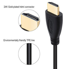 将图片加载到图库查看器，HDMI Cable High Speed Gold Plated Plug Male-Male HDMI Cable Ultra High Speed Gold Plated Connectors Ethernet Audio Return Video 4K Full HD 1080p For HD TV Computer Gaming
