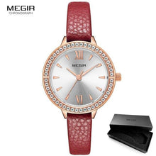 Load image into Gallery viewer, Luxury Green Fashion Womens Watch Classic Quartz Round Wrist Watch Business Style For Women
